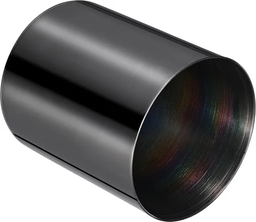 Vista 2 de Paquete de 2 soportes redondos de acero inoxidable 304, taza para lápices, organizador de artículos de escritorio de escritorio, soporte para Negro
