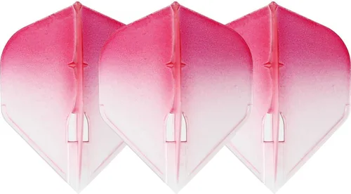 Vista 6 de L-style L3 Shape (Small Standard) PRO Molded Dart Flights – Champagne Ring Compatible – for Soft Tip & Steel Tip Darts