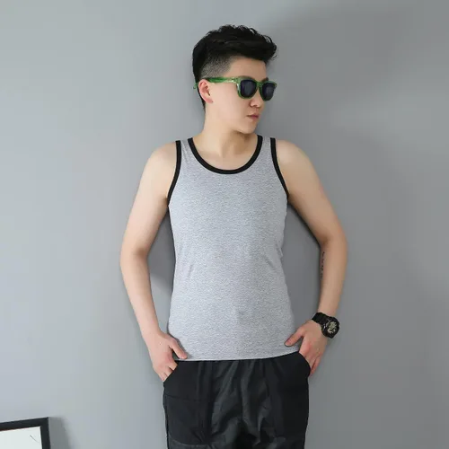 Vista 5 de Carpeta de pecho de algodón fuerte Elatic Band Tank Top Shapewear para tomboy trans lesbianas