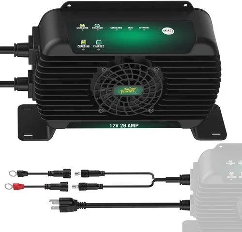 Vista 4 de Battery Tender PowerPlus 12V, cargador y mantenedor de batería de 26 AMP - Resistente al clima IP68