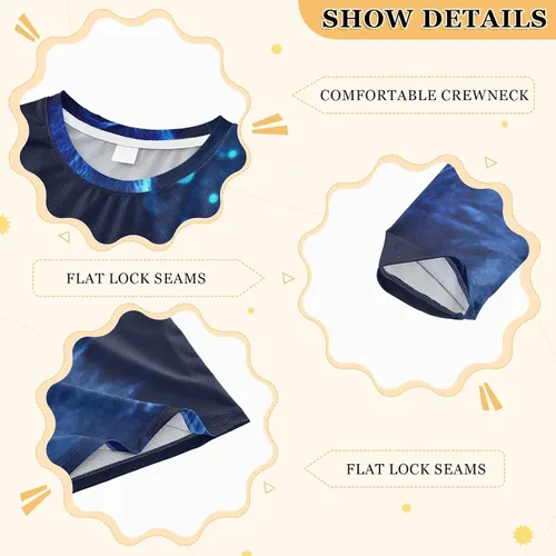 Vista 4 de Dream Catcher - Traje de baño de manga larga para niños con protección UPF 50+, de secado rápido