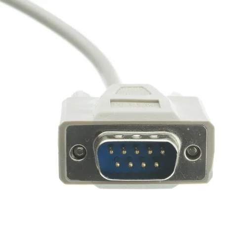 Vista 5 de QUALCONNECT Cable de módem nulo, DB9 macho a DB9 hembra, clasificación UL, 8 conductores, 6 pies