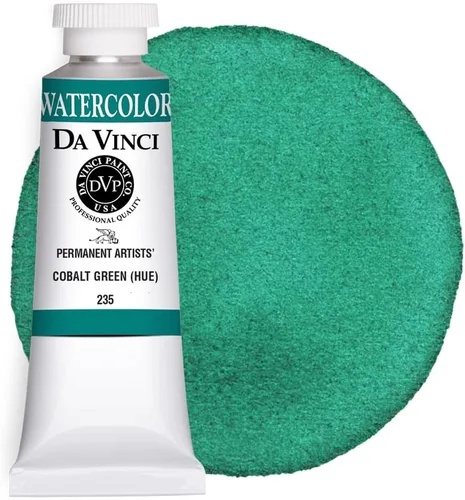 Vista 16 de DA VINCI PAINTS Pintura Acuarela Profesional para Artistas, Azul Cobalto, 15mL