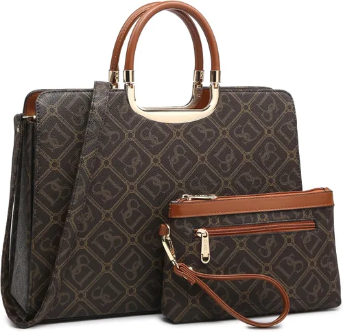 Vista 15 de Bolso de mano para mujer con asa superior, bolso de hombro, bolso tipo tote, cartera con billetera a juego 2-azul cocodrilo