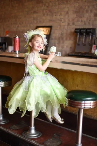 Vista 3 de Little Adventures disfraz de hada para baile, M (3-5 años), Tinkerbell Fairy