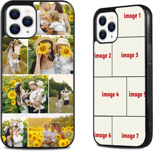 Vista 10 de Fundas Protectoras para Teléfonos Cubierta Funda Personalizada con Foto para iPhone 11/12/13/14/15/16/17/Pro/Max/Plus/Mini/6/7/8 para Samsung