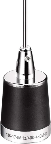 Vista 6 de Bingfu Antena de radio móvil VHF UHF 144/430MHz Banda dual 136-174MHz 400-470MHz Radio jamón para vehículo Antena de montaje NMO para coche, camión