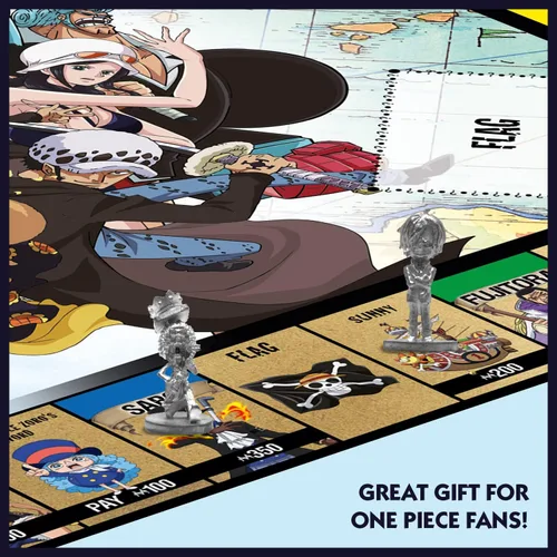 Vista 6 de Juego de mesa Monopoly de One Piece para 2-8 jugadores Una Pieza