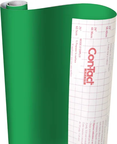 Vista 45 de Con-Tact Brand Creative Covering, forro autoadhesivo para estantes, rollo de vinilo multiusos, fácil de usar y aplicar, 18'' x 9', rojo bombero Rojo