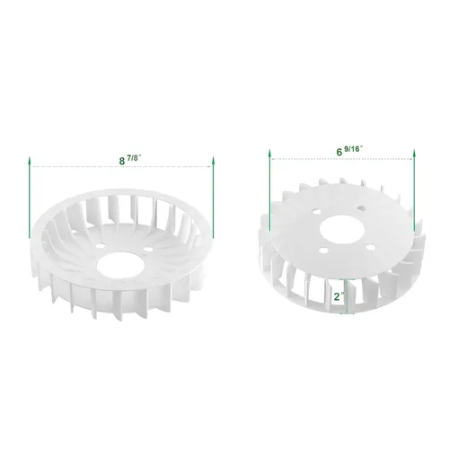 Vista 2 de Ventilador de enfriamiento de aire de 9 pulgadas, ventilador de enfriamiento de motor de plástico de 12 V 75 dB para Kawasaki FH381V FH430V FH451V