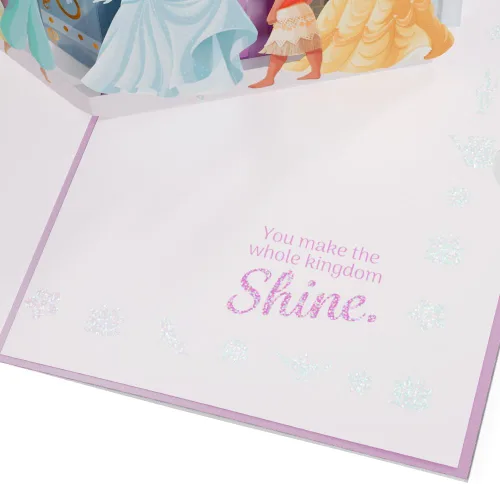 Vista 3 de Lovepop Disney Princess - Tarjeta emergente de cumpleaños y todos los días
