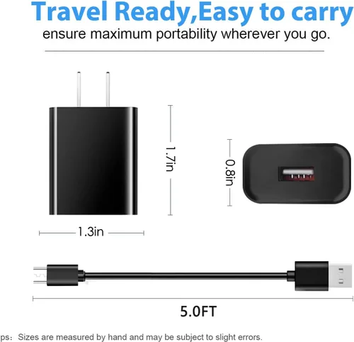 Vista 7 de Cable de carga USB de 5 pies compatible con altavoz GPS Bushnell Wingman, Bushnell Neo Ghost, Phantom, Treblab FX100 HD7 X5 XR700 XR500 N8 XR100 XGO