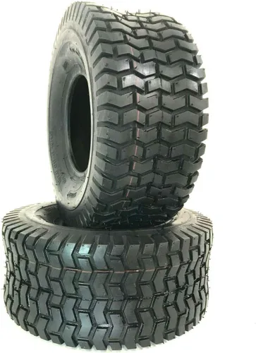 Vista 7 de Dos neumáticos de tractor de césped de 16 x 6.50-8 sin cámara de césped 16 650 8 neumáticos para cortacésped sin cámara, neumáticos ecológicos