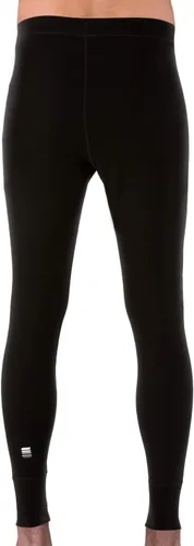 Vista 2 de MERIWOOL - Pantalones térmicos de lana merino 100% para hombre Negro