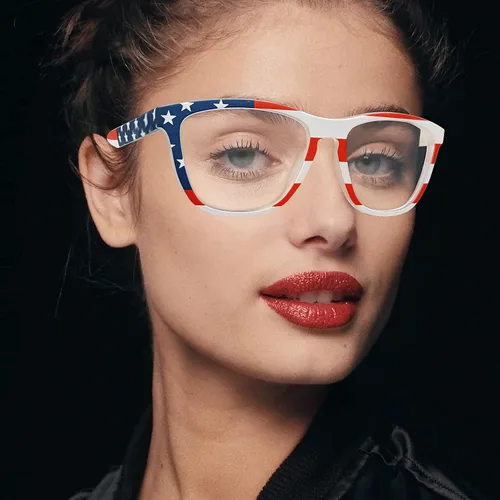 Vista 9 de Sangras Gafas de bloqueo de luz azul clásicas con diseño de ojo de gato para mujer