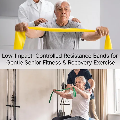 Vista 3 de Bandas de ejercicio, juego de 6 bandas de resistencia para entrenar, juego de bandas de dominadas, equipo de entrenamiento en casa, guía