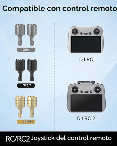 Vista 3 de LKTOP DJI RC/RC 2 palillos de control de joystick, 3 pares de reemplazos