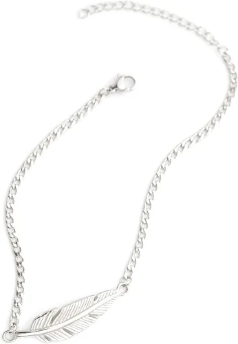 Vista 3 de Baronyka Men's Handcrafted Anklet, Wax Cord, Stainless Steel, Adjustable Length, Durable for Everyday Wear and Modern Look