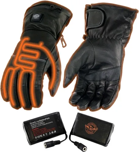Vista 11 de Milwaukee Leather Men's and Women's Cold Weather Gloves with Heating Tech for Motorcycle, Hunting, Outdoor Use