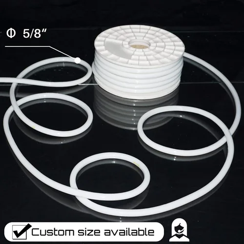 Vista 5 de Russell Decor Cuerda de luces LED de neón flexible (blanco cálido, 100 pies) For Christmas Weeding party Flexible and Waterproof