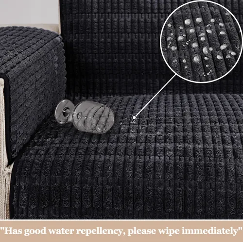 Vista 6 de Fundas para Reposabrazos de Sofá Fundas para Brazos de Sofá Fundas para Sillones, 2pcs Protectores Antideslizantes para Brazos de Sofá Fundas