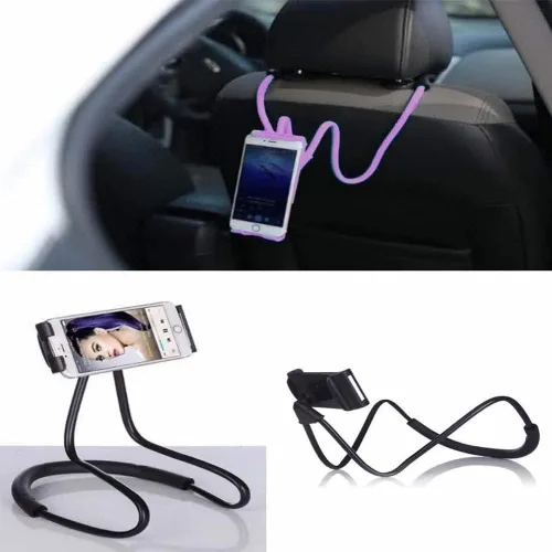 Vista 7 de Soporte para teléfono celular con cuello de cisne Universal Mobile Phone Stand,Lazy Bracket,360 Rotating, DIY Flexible Mount Stand with Multiple
