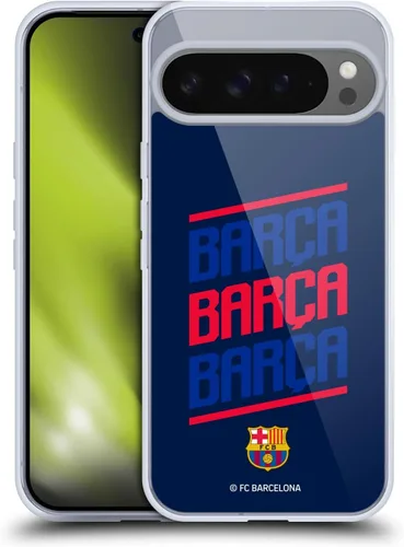 Vista 36 de Head Case Designs Funda de gel con licencia oficial del FC Barcelona Barca Crest Graphics [protección de grado militar] compatible con Google Pixel 3