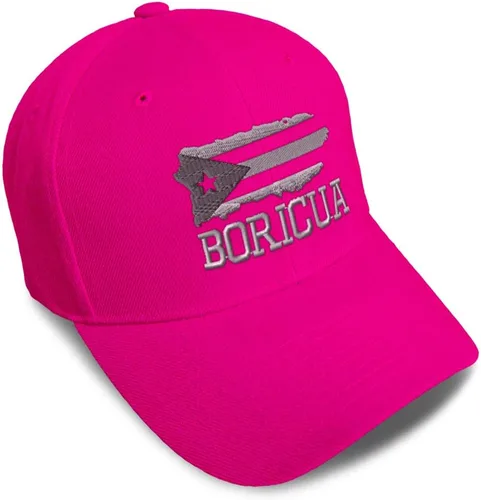 Vista 25 de Gorras de béisbol personalizadas para hombres y mujeres, bordadas con mapa de la isla de Puerto Rico, bandera C, sombreros de béisbol para hombre