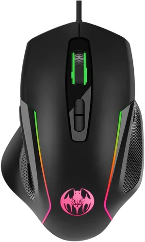 Vista 4 de YUUAND GM30 Ratones para juegos 1000-6400 DPI Ratón ergonómico de oficina para computadoras de escritorio y portátiles, tamaño único