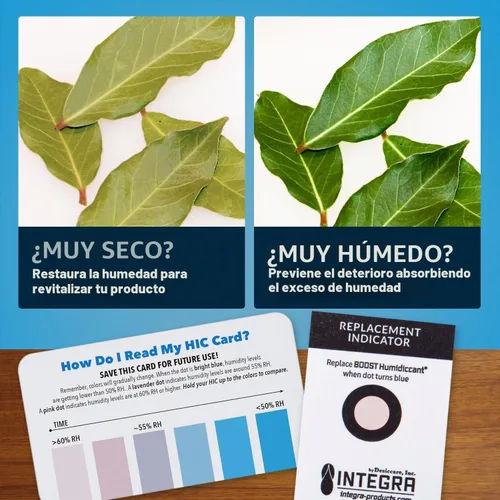 Vista 6 de Integra Boost Paquete de control de humedad de 2 vías – Tecnología patentada para el control de la humedad – Preserve el sabor y mantenga el 62%