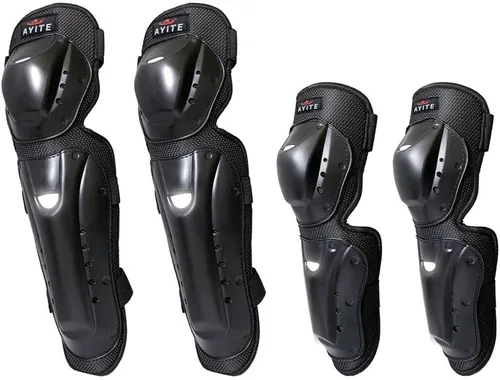 Vista 6 de Accesorios para motocicleta, coderas y rodilleras y protector de pecho, equipo de motocross para hombres y mujeres, equipo para bicicleta de tierra