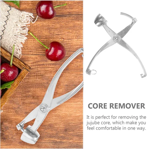 Vista 9 de Cabilock Descarador de cereza de uso diario profesional para cocina Red Date Corer Compact Core Remover