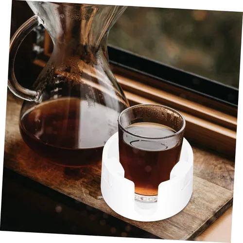 Vista 6 de Veemoon Portavasos fijo antiderrames, portavasos para bebidas, soporte para escritorio, portavasos, para bebidas, escritorio para sofá, mesa