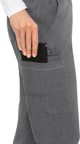 Vista 4 de Med Couture Touch Yoga 2 - Pantalón de bolsillo tipo cargo para mujer