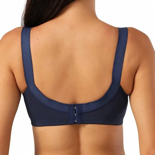 Vista 3 de Sujetador grande de encaje para mujer, sin varillas, doble soporte, lencería de soporte flexible