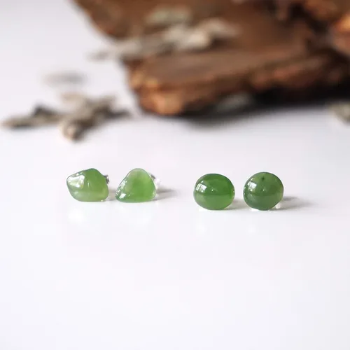 Vista 48 de Pendientes de tuerca de cristal de piedra natal aleternativa para mujer y hombre