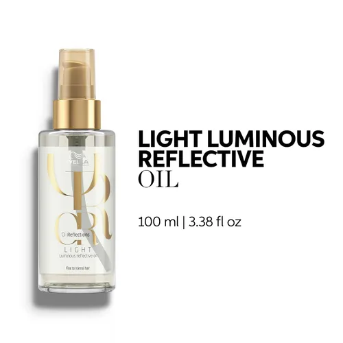 Vista 2 de Wella Professionals Oil Reflections Luminous Smoothing + Reflective Luxury Hair Oil Adds Smoothness & Shine Up to 3x Smoother Hair Anti-Frizz