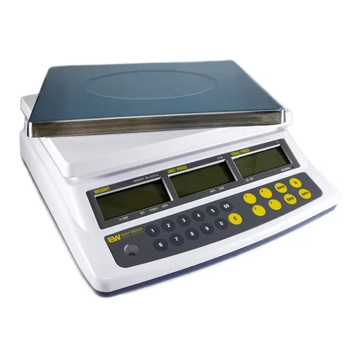 Vista 8 de Easy Weigh CK Series - Báscula digital para computación de precio recargable, funciona con pilas, aprobación NTEP clase III, pantalla LCD, portátil