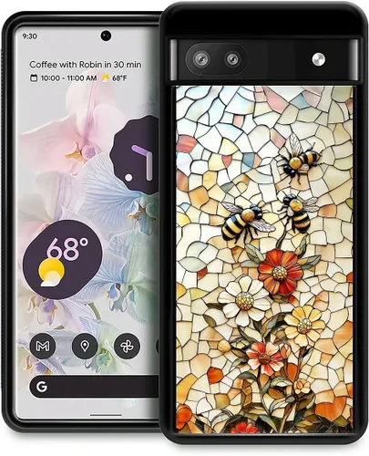 Vista 252 de Compatible con Google Pixel 4A 5G Mobile Case Creative Acrylic Back Panel Silicona Edge Case Slim Protección Especialmente para Google Pixel 4A 5G