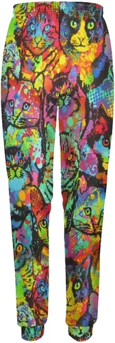 Vista 6 de Rainbow Cats Casual Sweatpants for Women High Waisted Jogger Pants Sport Trousers with Pockets