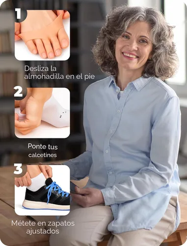 Vista 3 de Homergy - Almohadillas metatarsianas para pies - Cojines de gel suave para la bola del pie para alivio del dolor, diseño de manga ultradelgada, se