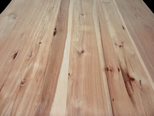 Vista 6 de Chapa de madera anudada rústica de nuez de nuez de nogal de 24 "x 48" en respaldo de papel 1/40