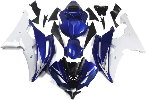Vista 10 de Kit de carenado negro dorado para Yamaha YZF R6 ABS carenados de plástico ABS 2009 2010 2011 2012 2013 2014 2015 2016 Negro Oro 2