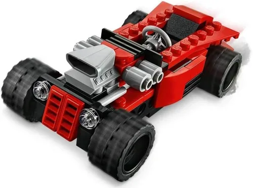 Vista 3 de LEGO Creator - Coche deportivo de juguete 31100, 3 en 1 (134 piezas)