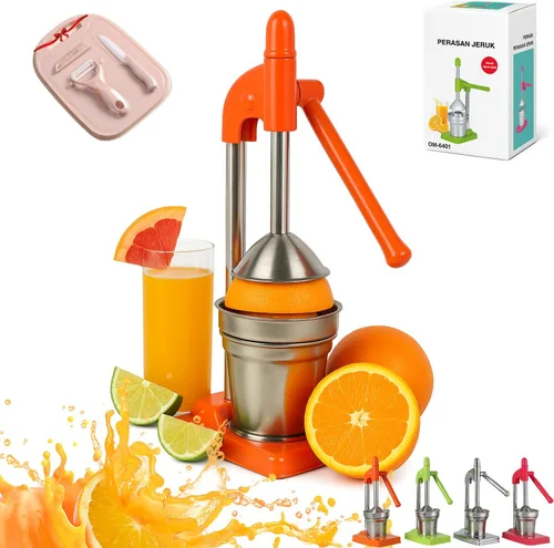 Vista 9 de Effective Cast Iron Juicer Hand Press, Heavy Duty Manual Juicer Hand Press Cast Iron, Stainless Steel Lemon Squeezer for Home and Kitchen