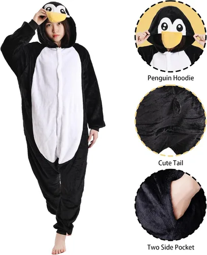 Vista 5 de Pijama de una sola pieza de animales de dibujos animados