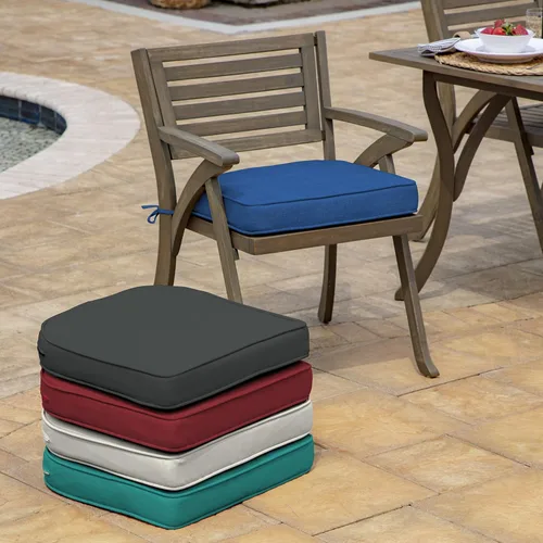 Vista 5 de Arden Selections ProFoam Performance - Cojín para asiento de exterior, 19 x 20, color azul lapislázuli