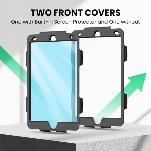 Vista 8 de SEYMAC Funda para iPad de 9ª/8ª/7ª Generación Estuche 10.2" 2021-2019, Funda Protectora de Cuerpo Completo Resistente a Prueba de Golpes de Servicio