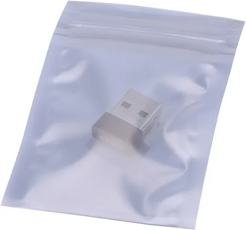 Vista 2 de Bolsa antiestática, 100 unids/set 2.4x3.5 in antiestática resellable Ziplock bolsa de almacenamiento para accesorios electrónicos