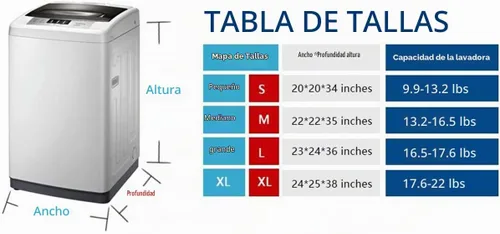 Vista 7 de Funda para lavadora de espesor con revestimiento plateado de doble cara, tela impermeable, protector solar a prueba de polvo